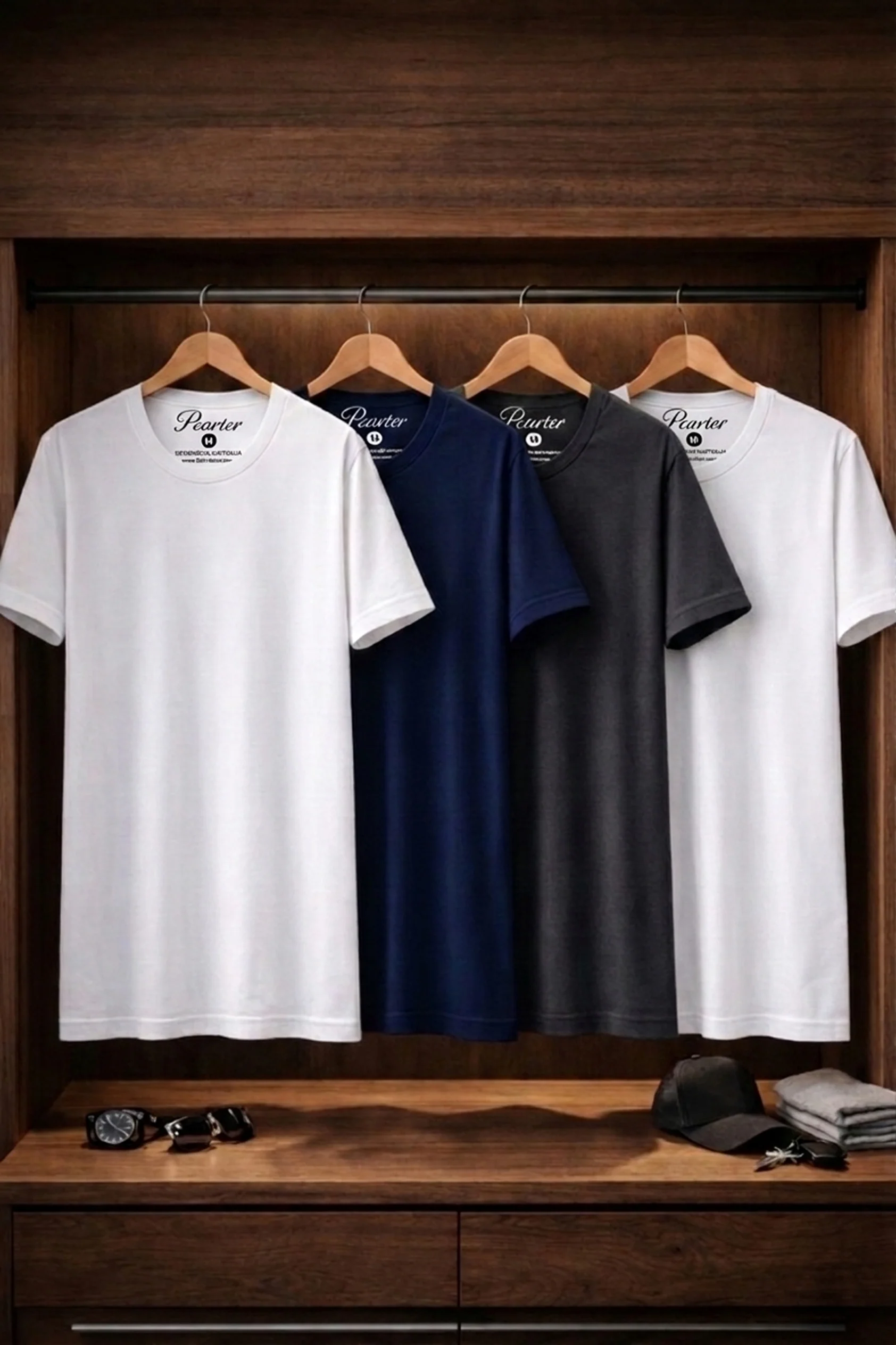 Crew Neck - Everyday Essentials 4-Pack