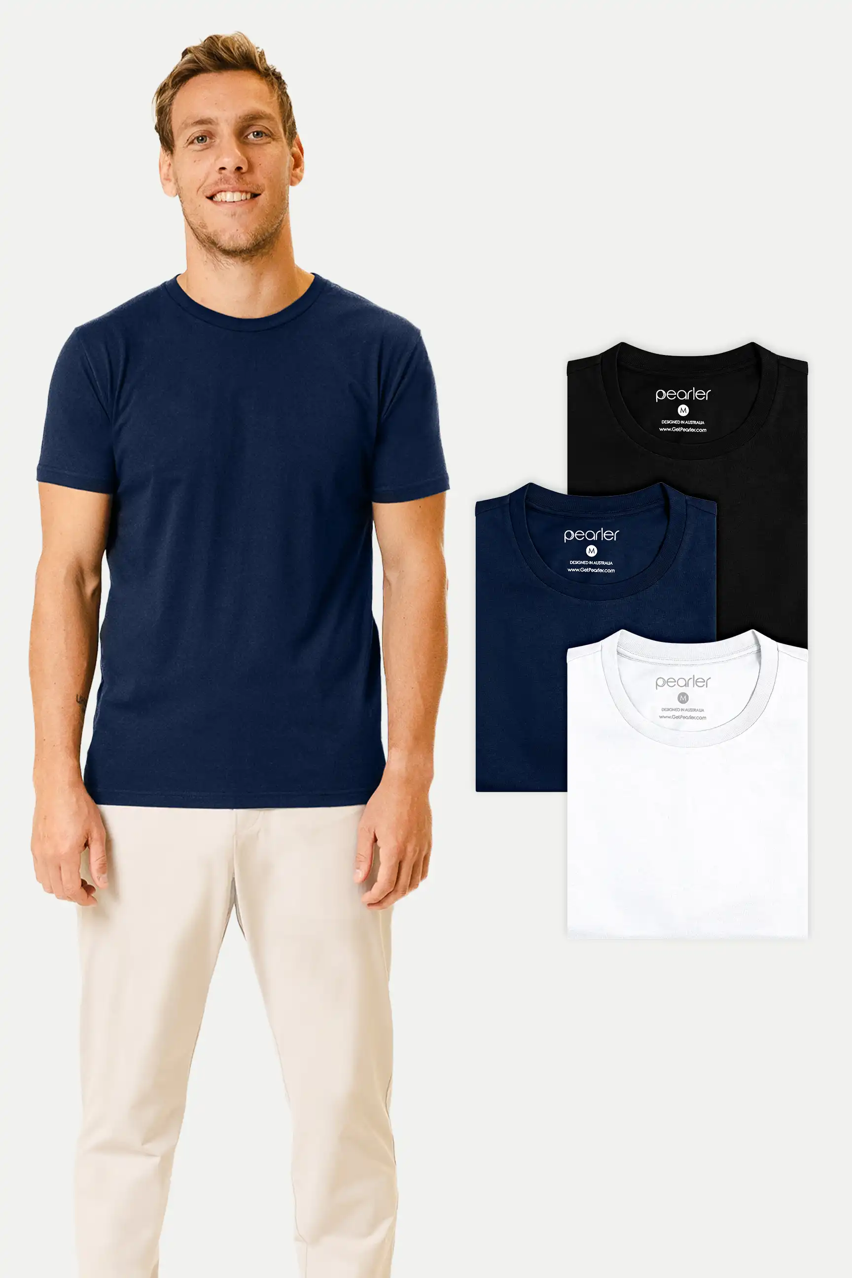 Crew neck - Staples 3-Pack